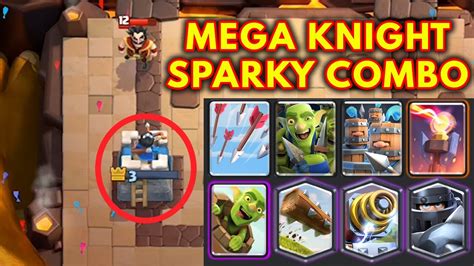 mega knight sparky deck|mega knight clash royale.